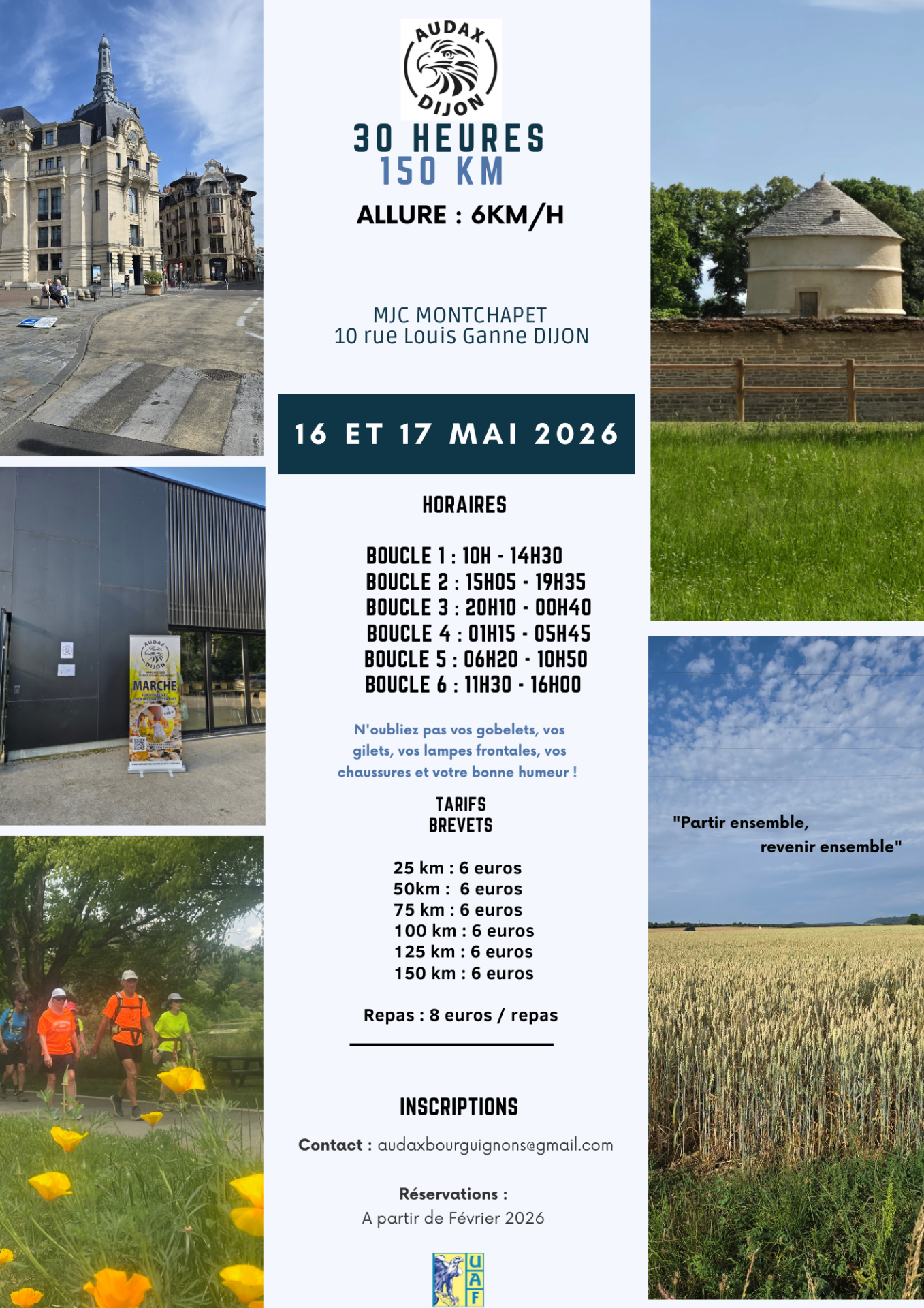 Audax bourguignons 30h 2026