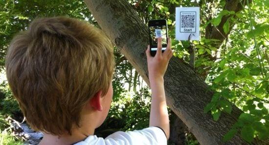 Iorienteering app action