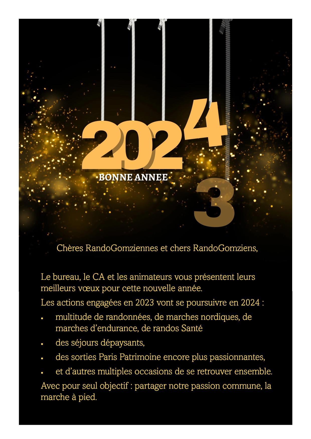 Newsletter 1 janvier 2024 1 1