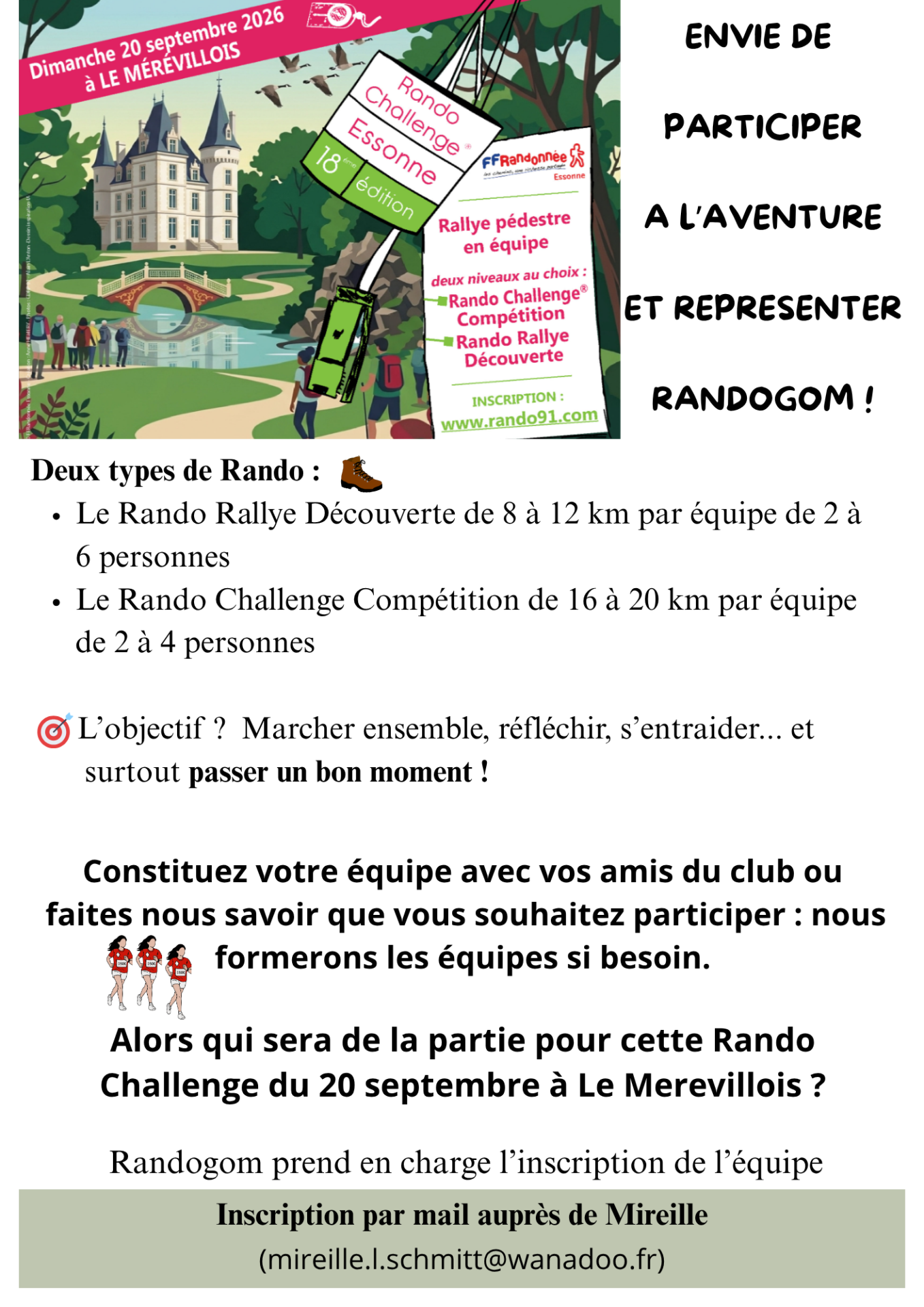 Rando challenge aout n1